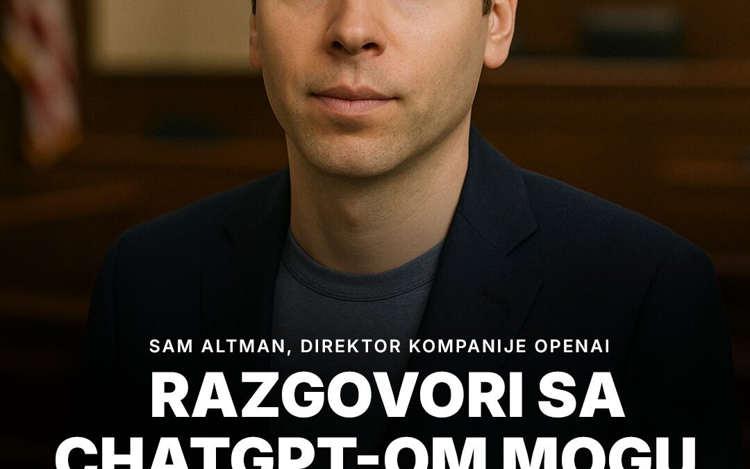 Da li znaš da tvoja konverzacija sa ChatGPT-om može završiti na sudu?